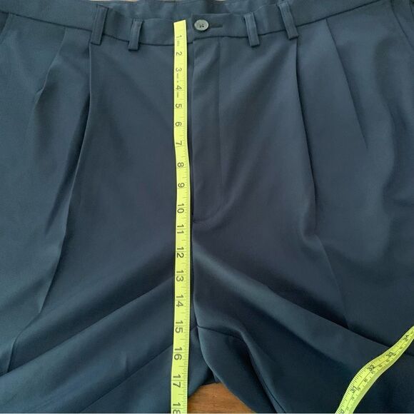Cool 18 Pro Mens Pleat Front Performance Golf Shorts Navy Blue Sz 46 - Picture 5 of 7